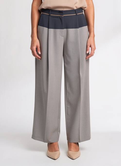 Pantalon large taille normale taille normale gris IMPERIAL femme