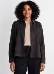 Veste casual coupe droite marron STREET ONE femme