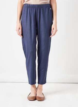 Legging effet matière satinée taille normale bleu SHEEGO femme