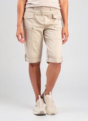 Bermuda coupe droite taille normale gris SHEEGO femme