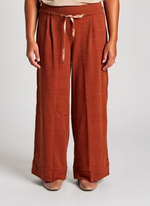 Pantalon droit stretch taille normale orange SHEEGO femme