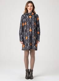 Robe courte manches longues manches longues noir SISTTER femme
