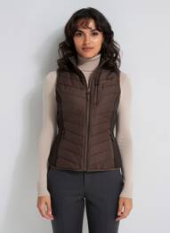 Doudoune poches sans capuche marron DEERHUNTER femme