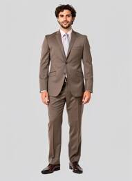 Costume de ville manches longues marron MELCHIOR homme