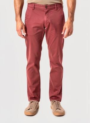 Pantalon chino tissage popeline taille normale orange SHINE ORIGINAL homme