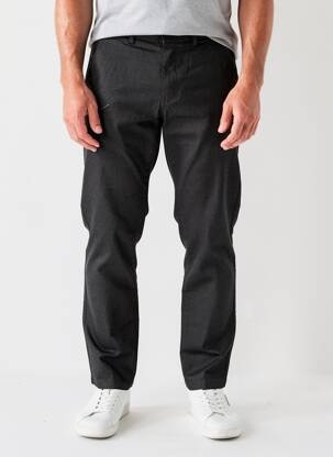 Pantalon chino poches taille normale noir DELAHAYE homme
