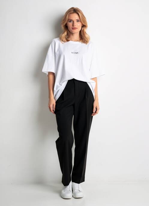 T-shirt imprimé fantaisie manches courtes blanc ONLY femme