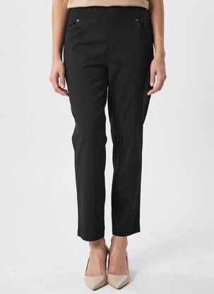Jegging tissage popeline taille normale noir ZHENZI femme