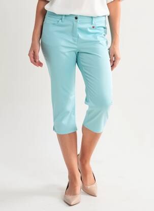 Pantacourt poches bleu TONI femme
