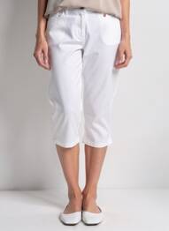 Pantacourt poches blanc TONI femme