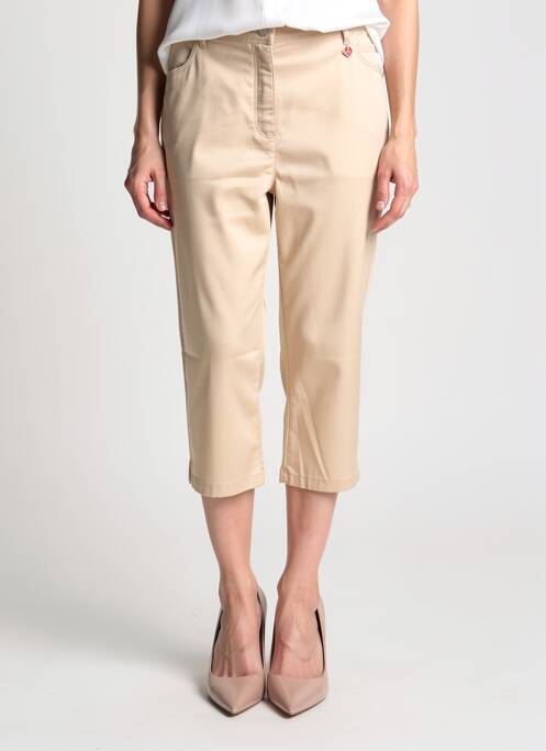 Pantacourt poches beige TONI femme