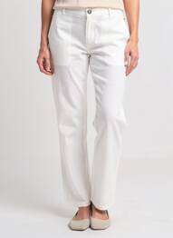 Jeans coupe slim stretch taille normale blanc STARK femme