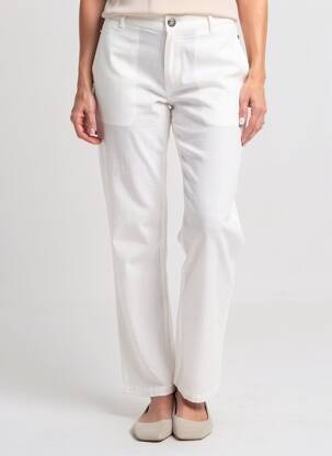 Jeans coupe slim stretch taille normale blanc STARK femme