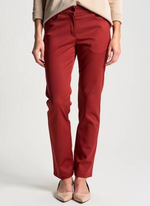 Pantalon slim taille élastique taille normale orange STARK femme