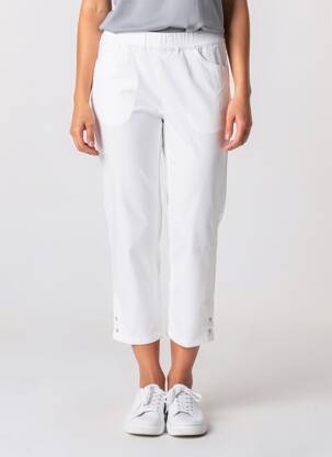 Pantacourt stretch taille normale gris STARK femme