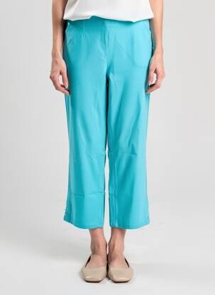 Pantacourt stretch taille normale bleu STARK femme