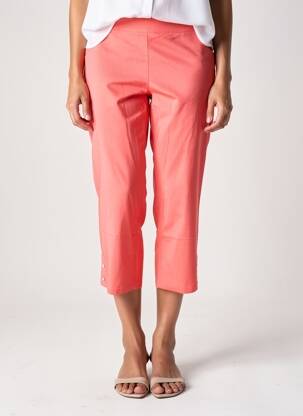 Pantacourt stretch taille normale orange STARK femme