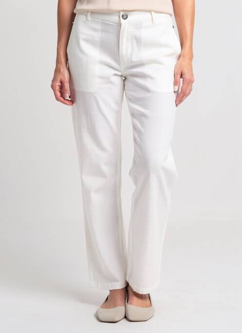 Jeans coupe slim stretch taille normale blanc STARK femme