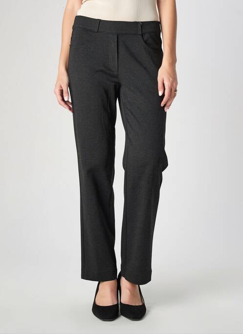 Pantalon slim taille élastique taille normale gris STARK femme