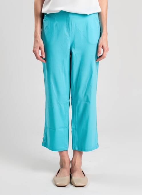 Pantacourt stretch taille normale bleu STARK femme