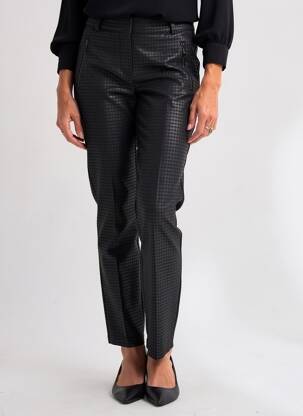 Pantalon slim taille élastique taille normale noir STARK femme