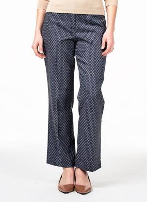 Pantalon droit stretch taille haute noir GEVANA femme
