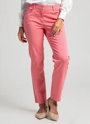Pantalon slim taille élastique taille normale rose STARK femme