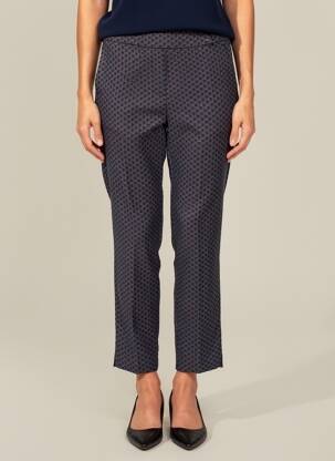 Pantalon 7/8 stretch taille normale bleu TONI femme