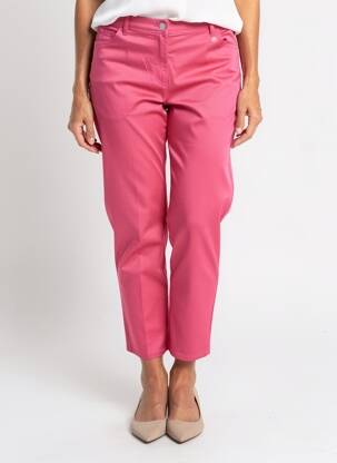 Pantalon 7/8 stretch taille normale rose clair TONI femme