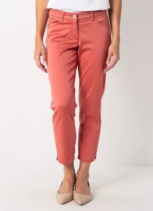 Pantalon 7/8 stretch taille normale orange TONI femme