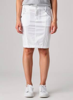 Jupe courte poches blanc TELMAIL femme