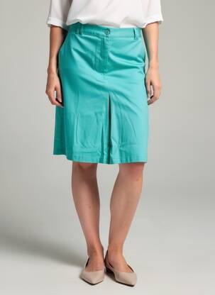 Bermuda tissage popeline taille normale bleu DIANE LAURY femme