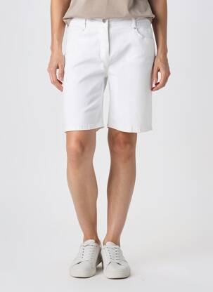 Bermuda coupe droite blanc DIANE LAURY femme