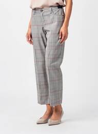 Pantalon 7/8 stretch taille normale gris WALTRON femme
