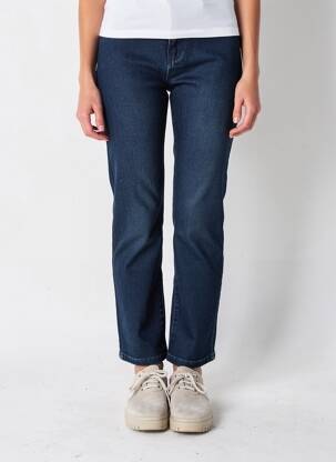 Pantacourt stretch taille normale bleu DIANE LAURY femme