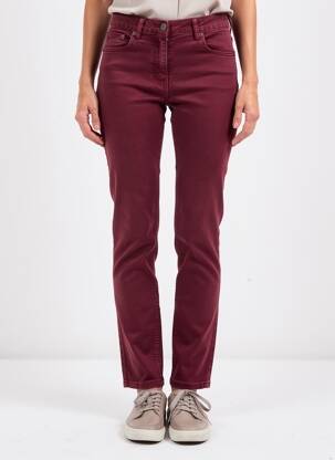 Pantalon slim stretch taille normale violet TONI femme