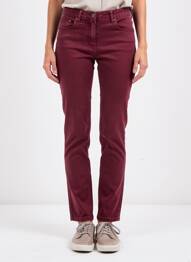 Pantalon slim stretch taille normale violet TONI femme