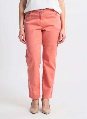 Jeans coupe slim tissage brut taille normale rose STARK femme