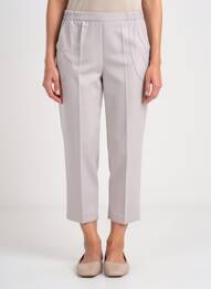 Pantacourt stretch taille normale gris PLURIELLES femme
