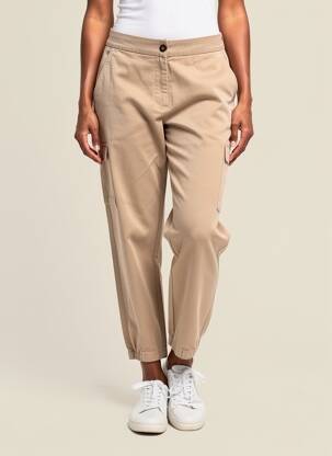 Pantalon cargo poches beige LCDN femme