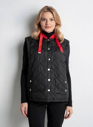 Doudoune capuche a capuche noir SHEEGO femme