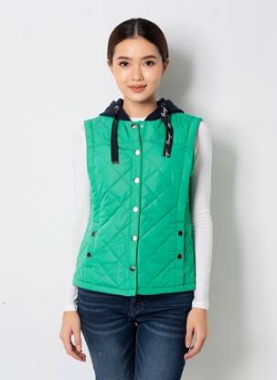 Doudoune capuche a capuche vert SHEEGO femme