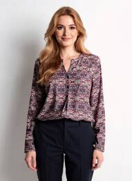 Top stretch manches longues violet DIANE LAURY femme