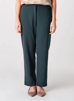 Pantalon slim stretch taille normale vert DEVERNOIS femme