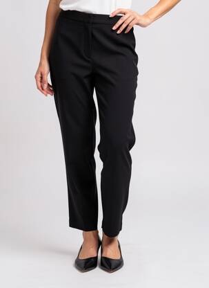 Pantalon 7/8 stretch taille normale noir DEVERNOIS femme