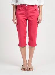 Corsaire stretch taille normale rose JULIE GUERLANDE femme