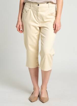 Corsaire stretch taille normale beige JULIE GUERLANDE femme