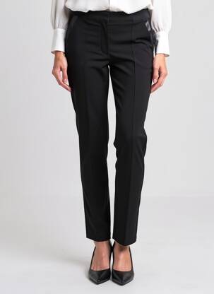 Pantalon slim taille élastique taille normale noir DIANE LAURY femme