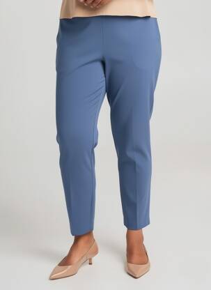 Pantalon slim taille élastique taille normale bleu DEVERNOIS femme