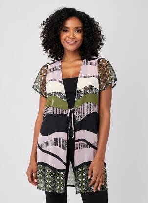 Ensemble robe tissage crêpe noir FRANCE RIVOIRE femme